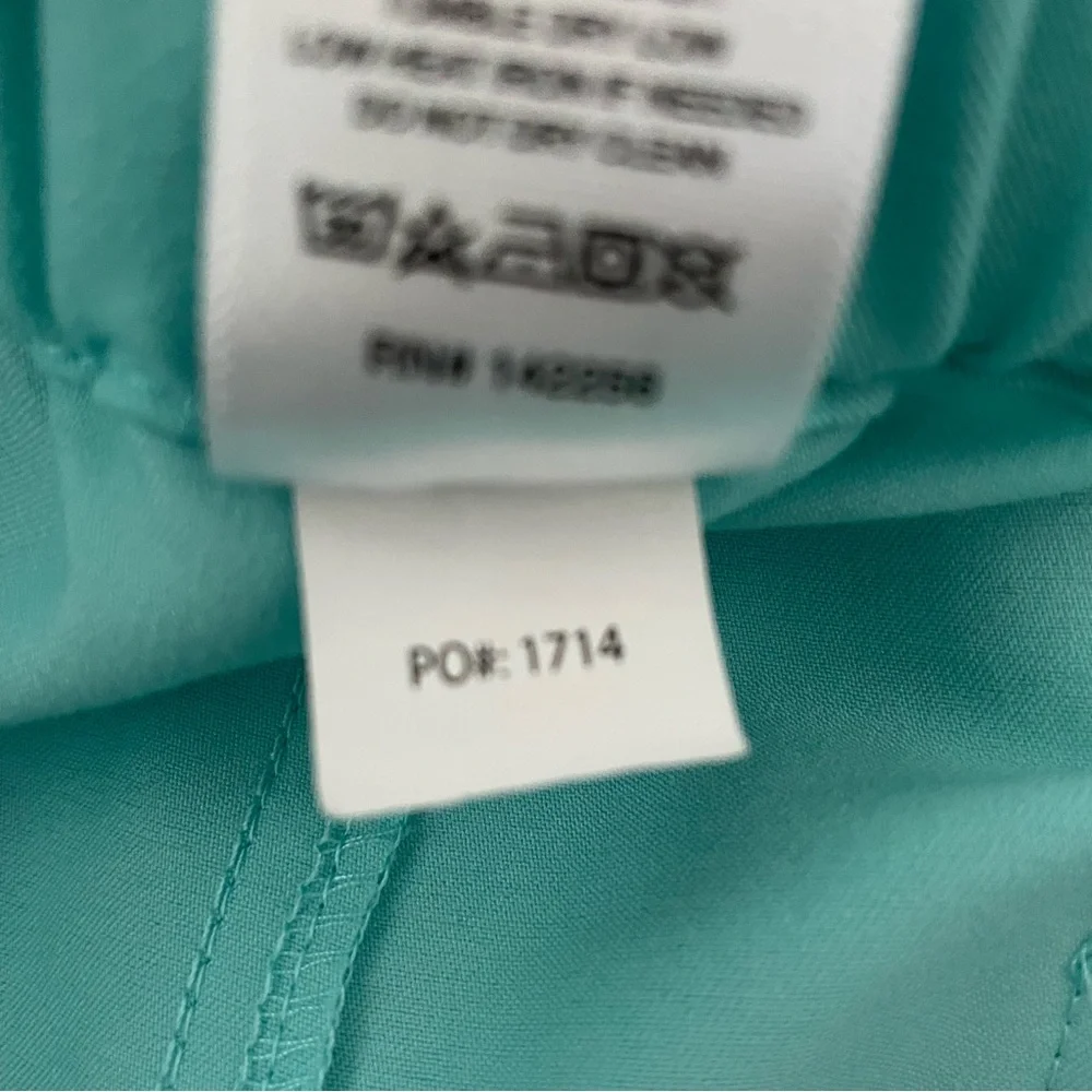 Figs Men's Pisco Basic Scrub Pants Fresh Aqua 1714 Size Small Tall